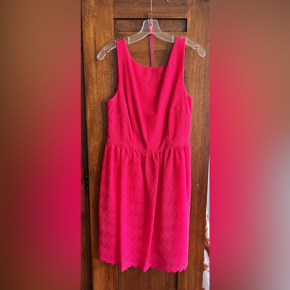 Trina Turk pink lace dress, size 10